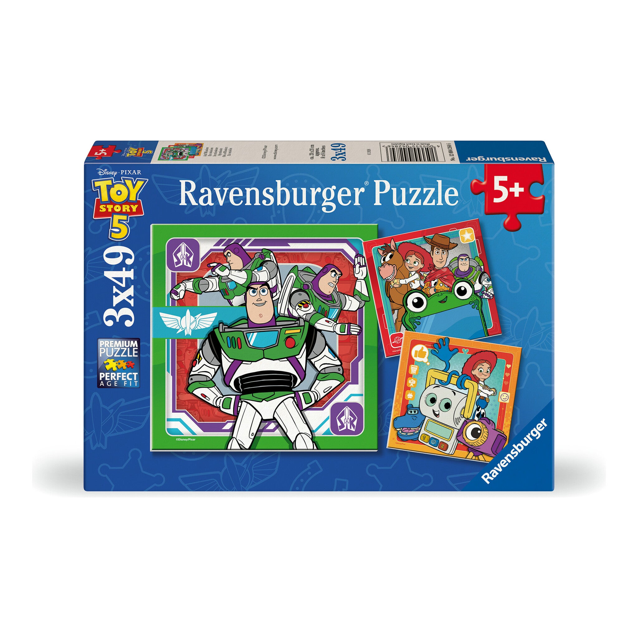 Ravensburger Toy Story 5 3 x 49 Piece Jigsaw Puzzle Set