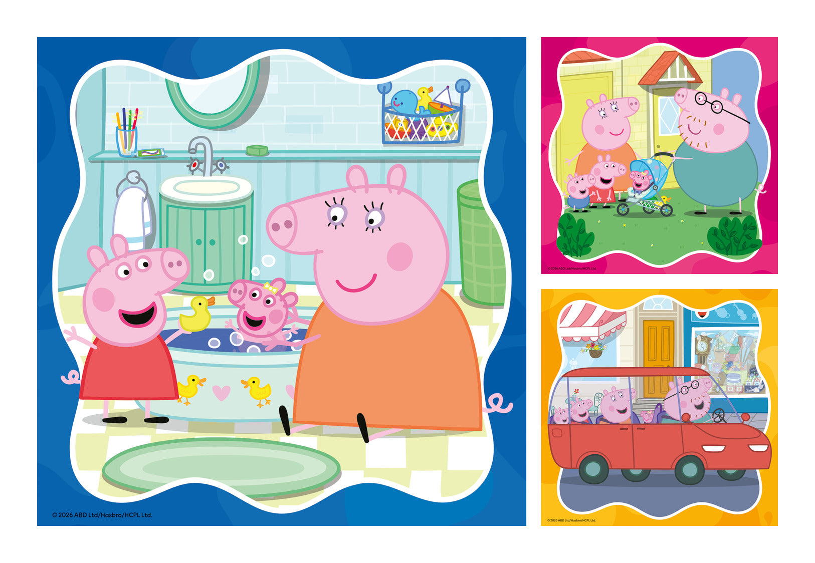 Ravensburger Peppa Pig Family Firsts 3 x 49 Piece Jigsaw Puzzles