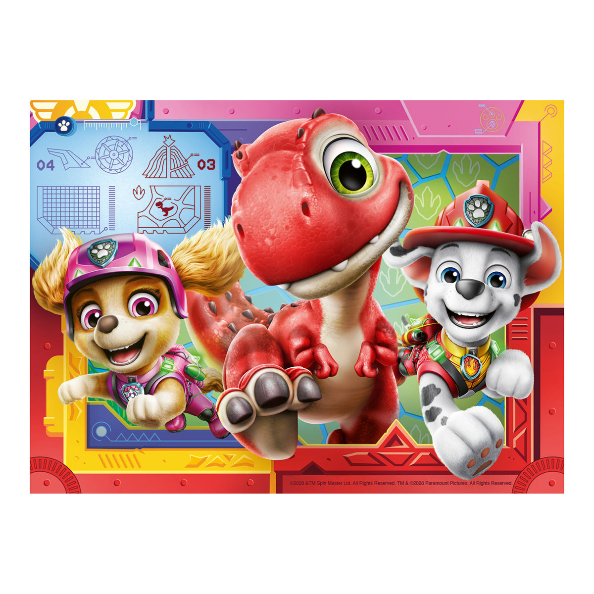 Ravensburger PAW Patrol: The Dino Movie 4-in-a-Box Jigsaw Puzzles