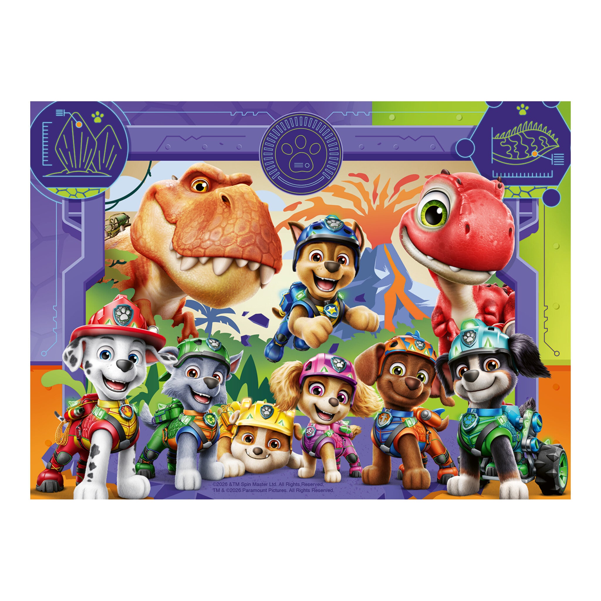 Ravensburger PAW Patrol: The Dino Movie 4-in-a-Box Jigsaw Puzzles