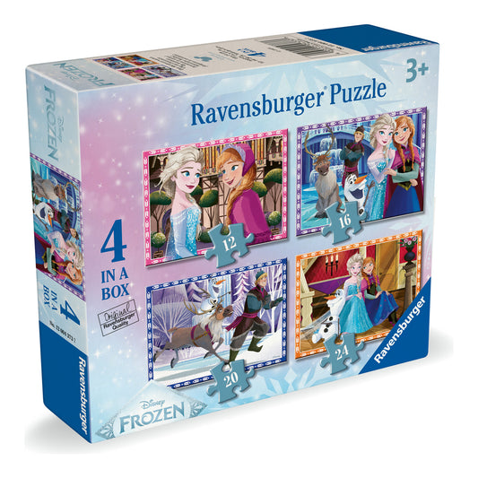 Ravensburger Disney Frozen 4 in a Box Jigsaw Puzzle Set – 72 Pieces