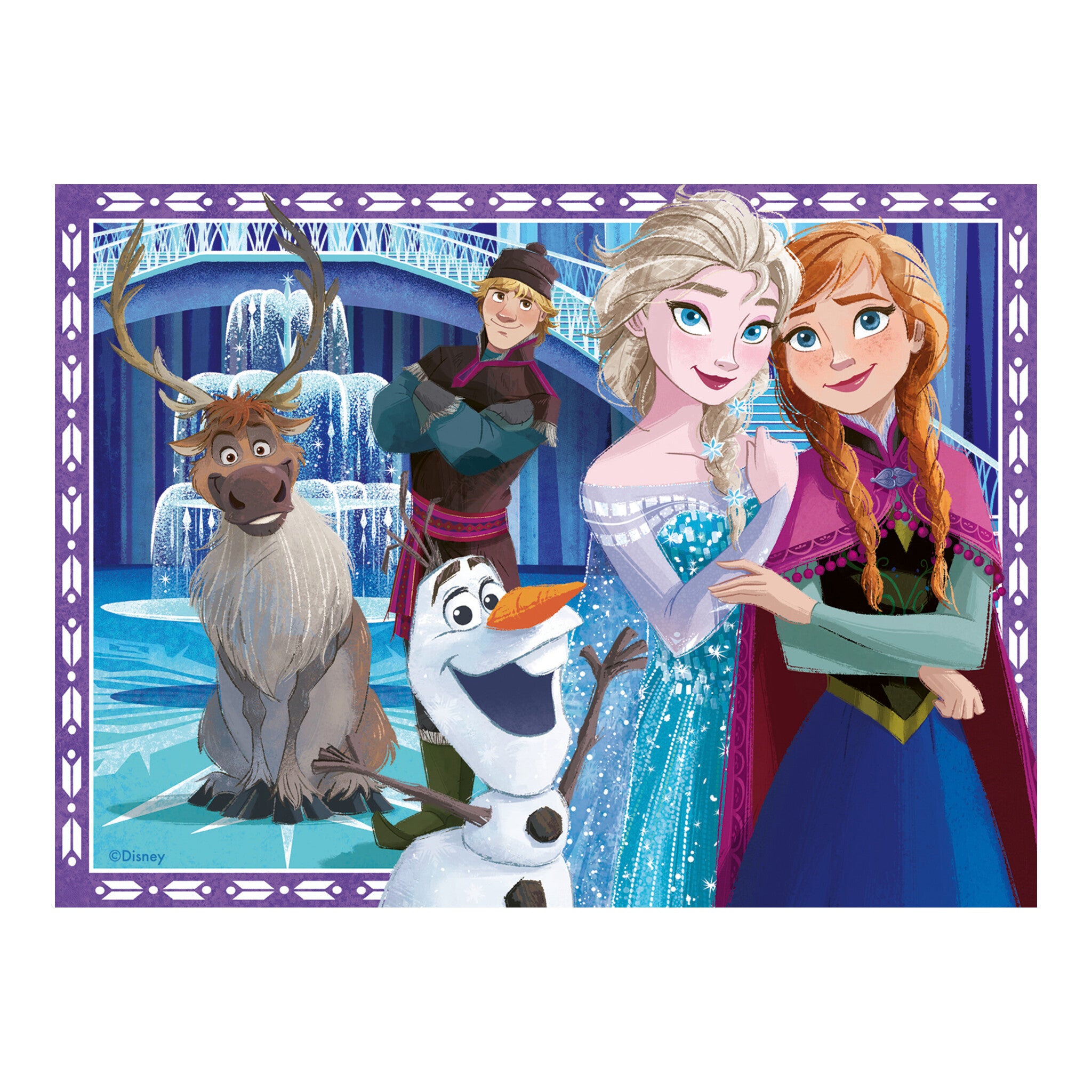 Ravensburger Disney Frozen 4 in a Box Jigsaw Puzzle Set – 72 Pieces