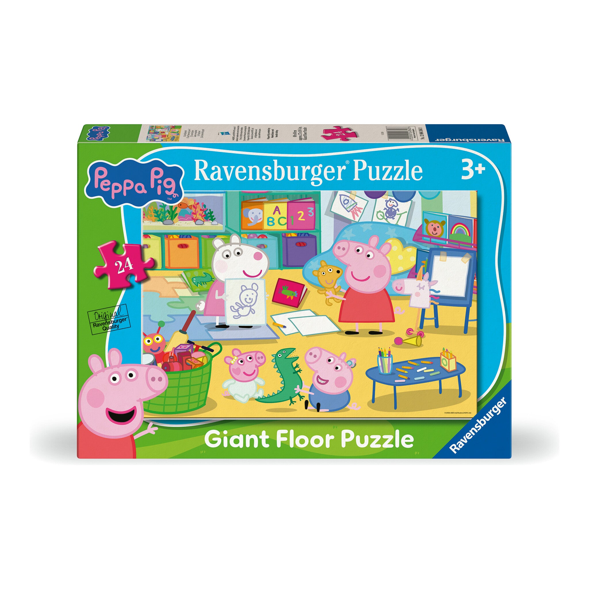 Ravensburger Peppa Pig It’s Playtime Giant Floor Puzzle 24 Pieces