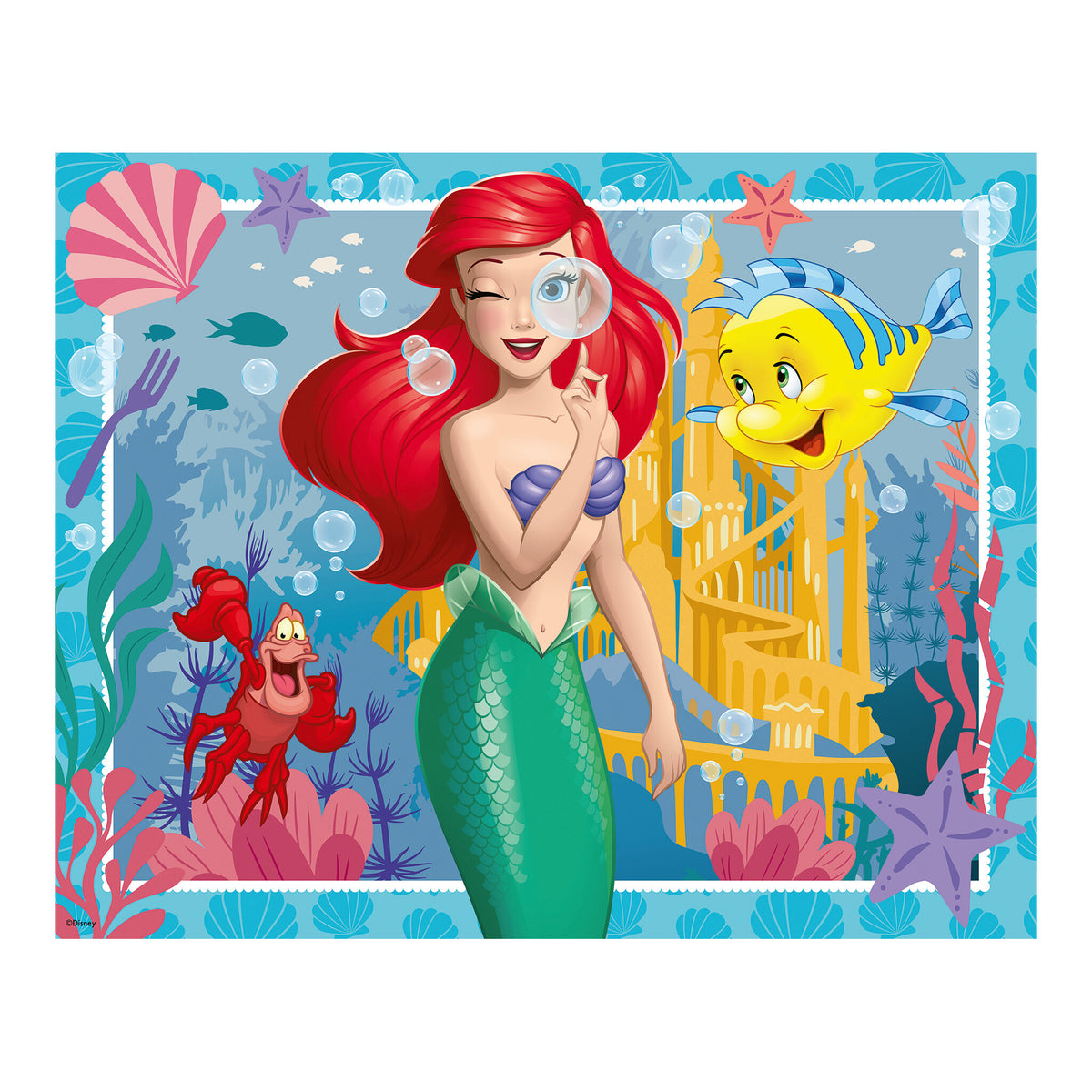 Disney Giftables Ariel Collectible Figure with Mystery Gifts