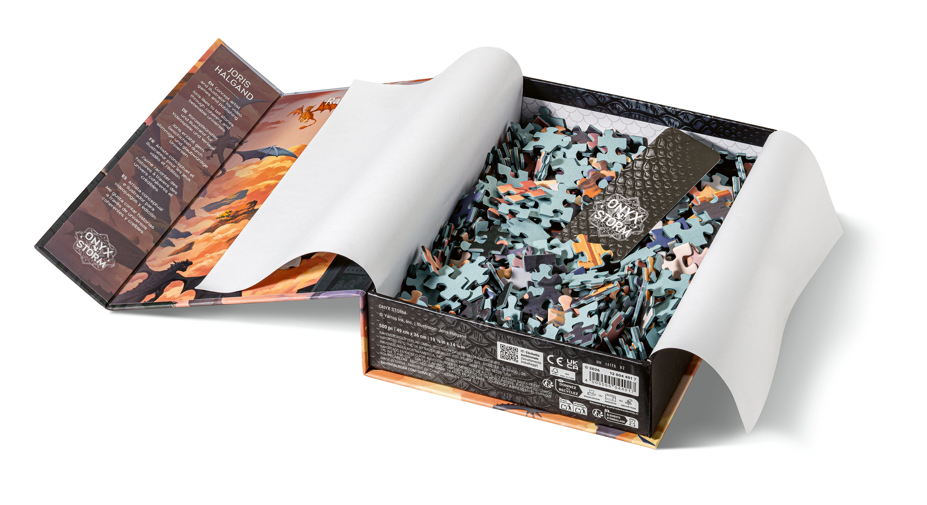 Ravensburger Romantasy Onyx Storm 500 Piece Jigsaw Puzzle