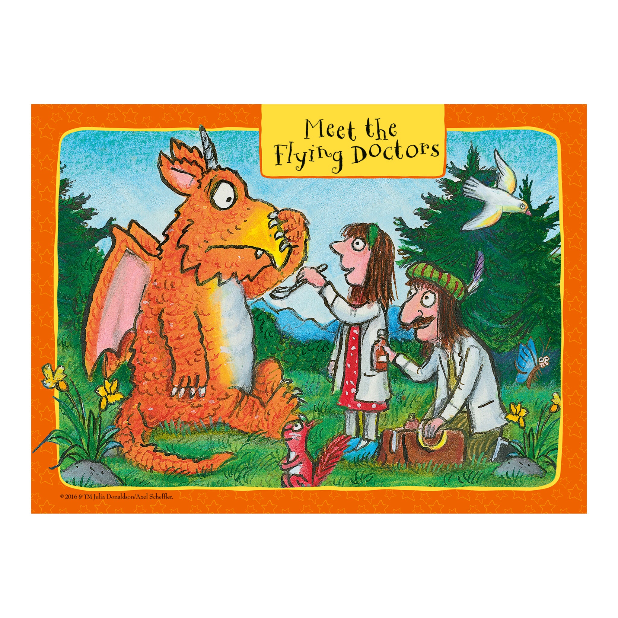 Ravensburger Gruffalo & Friends Zog and the Flying Doctors 4-in-a-Box Jigsaw Puzzles
