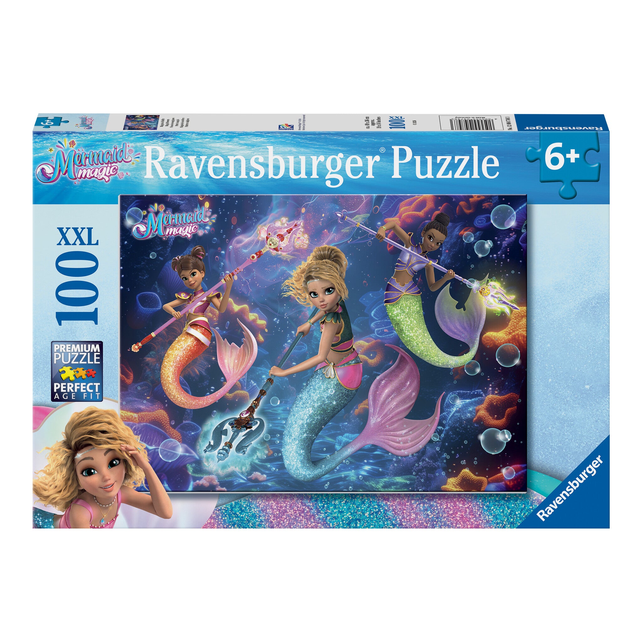 Ravensburger Mermaid Magic 100-Piece XXL Jigsaw Puzzle