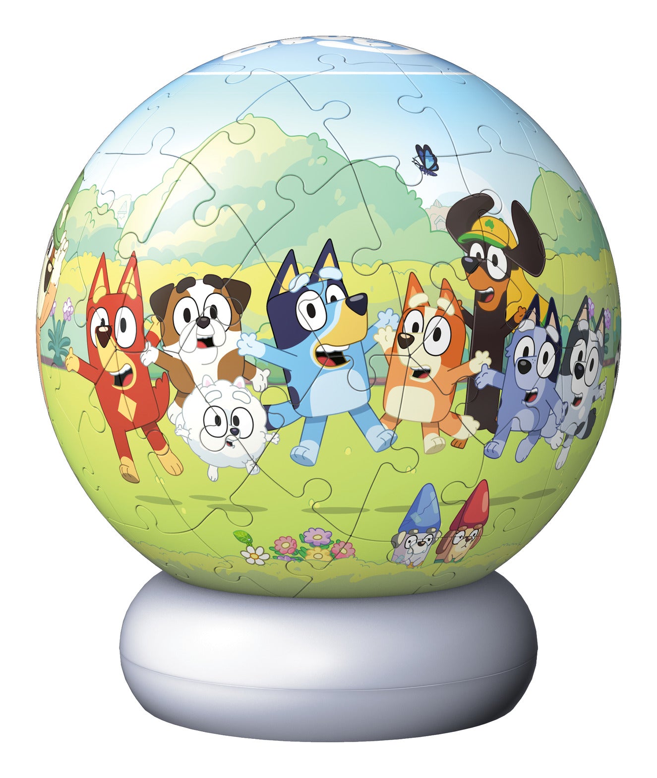Ravensburger Bluey 3D Puzzle Ball Night Light – 72 Pieces
