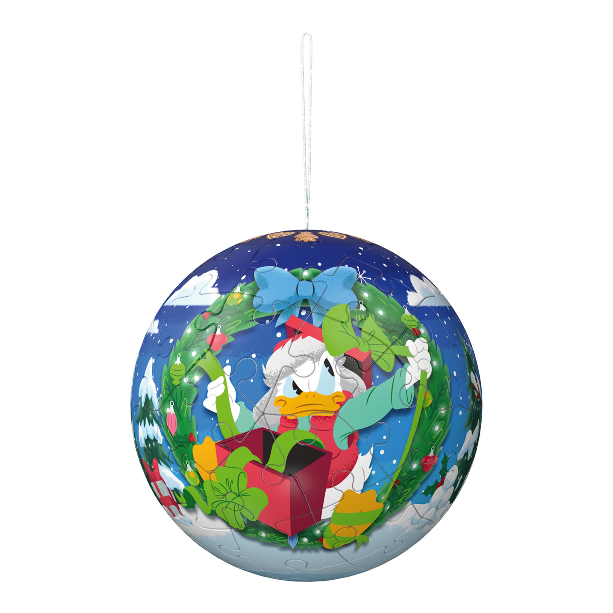 Ravensburger Disney Christmas Baubles 4 x 54 Piece 3D Puzzle Set