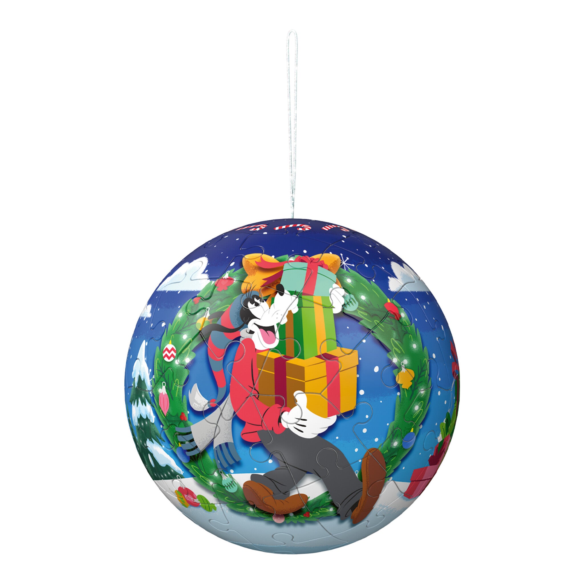 Ravensburger Disney Christmas Baubles 4 x 54 Piece 3D Puzzle Set