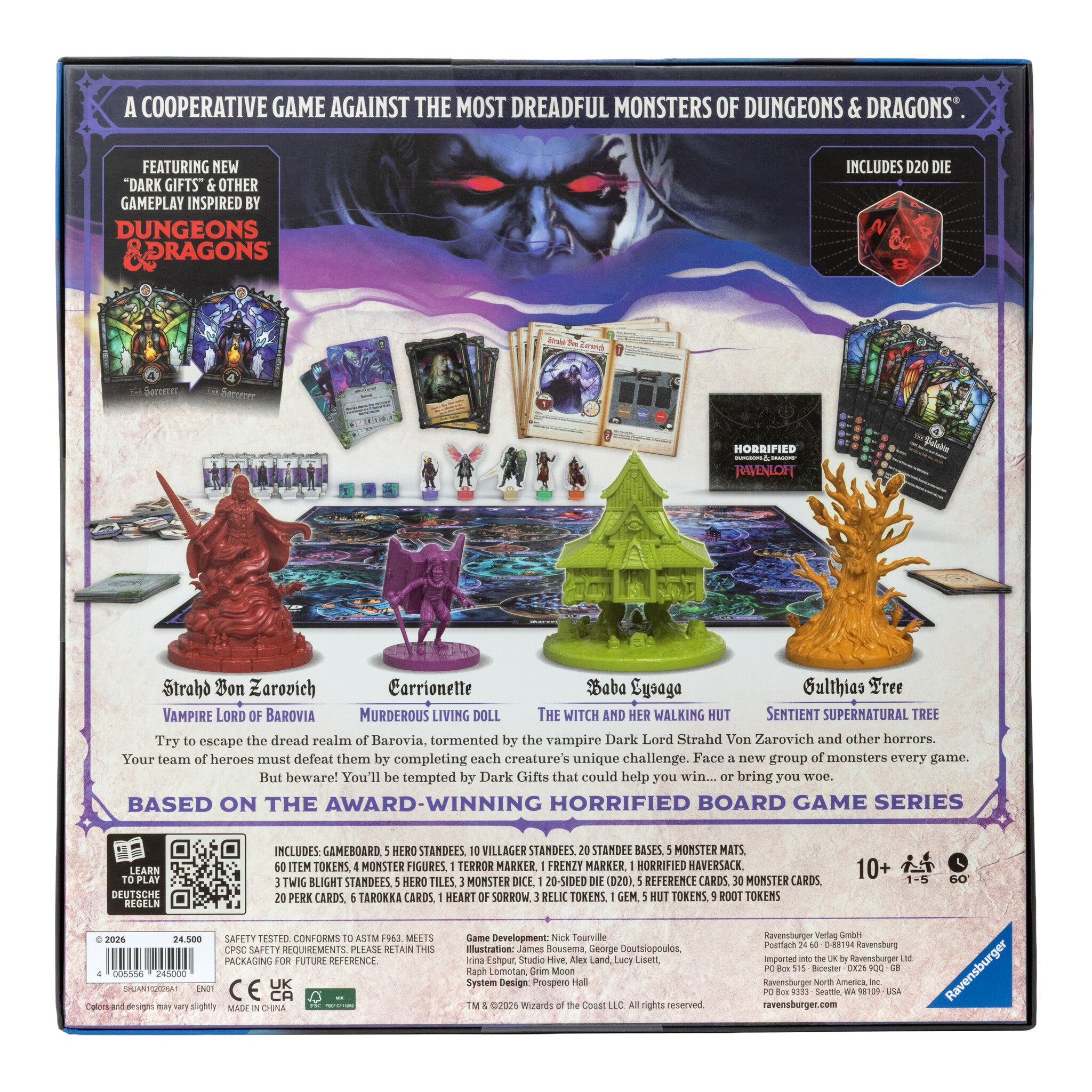 Ravensburger Horrified: Dungeons & Dragons Ravenloft Board Game
