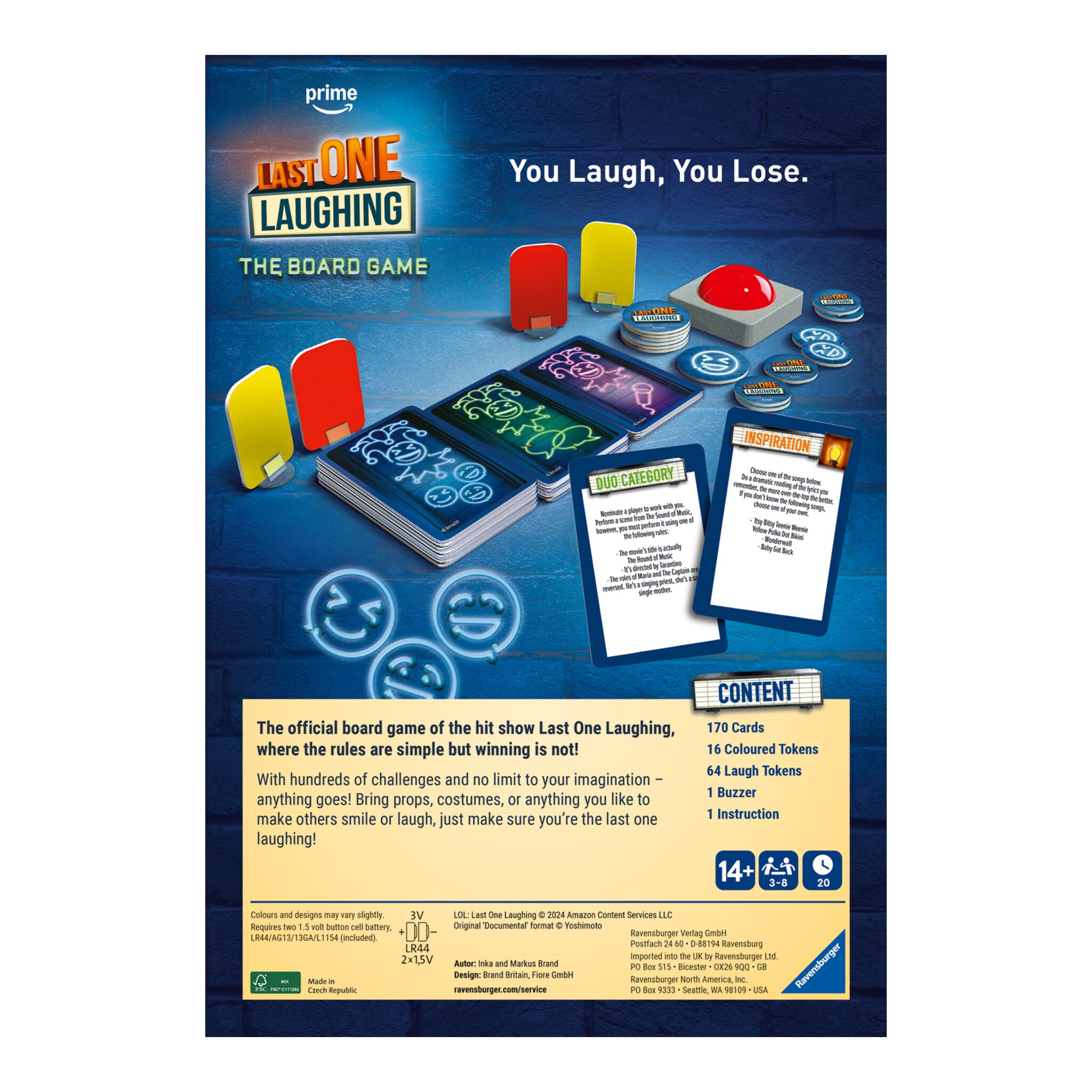 Ravensburger Last One Laughing Party Game