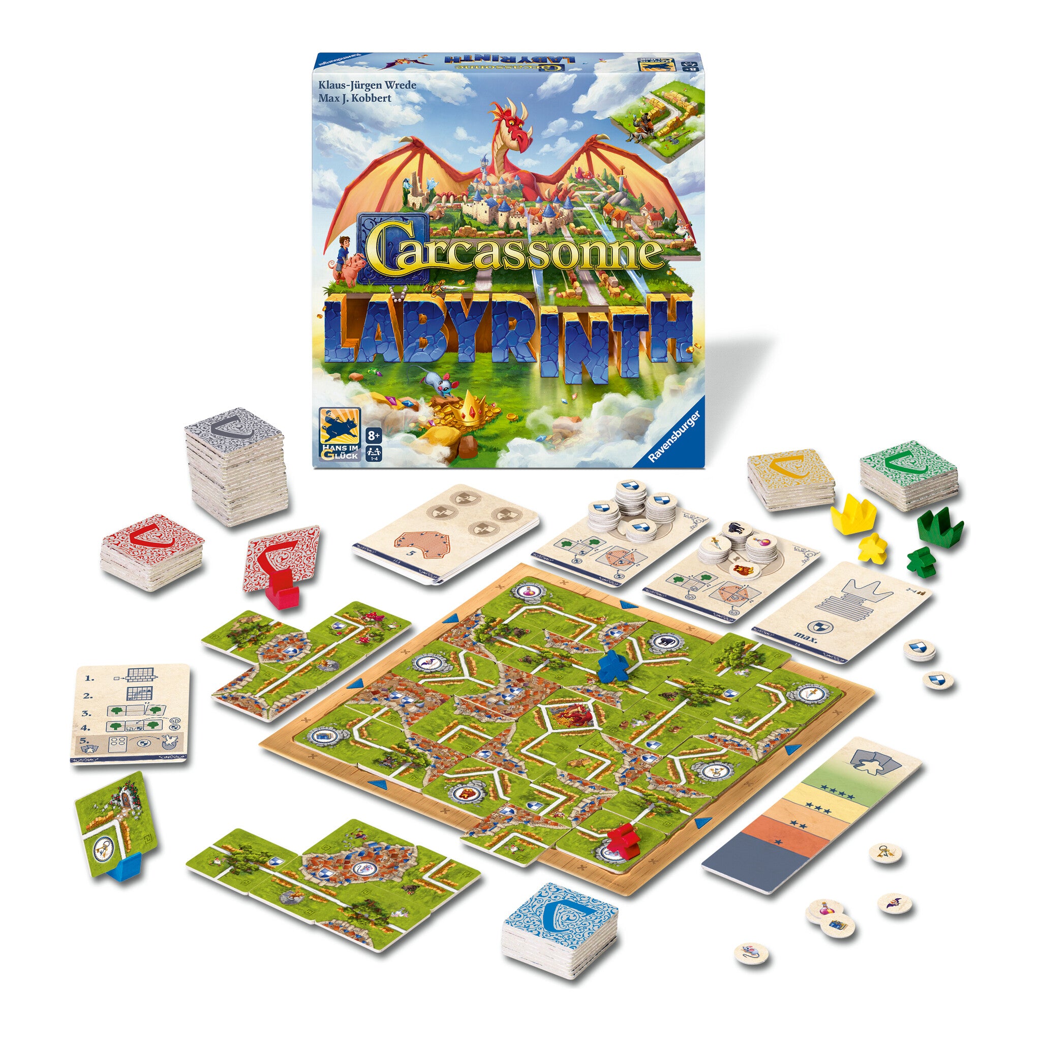 Ravensburger Carcassonne Labyrinth Board Game