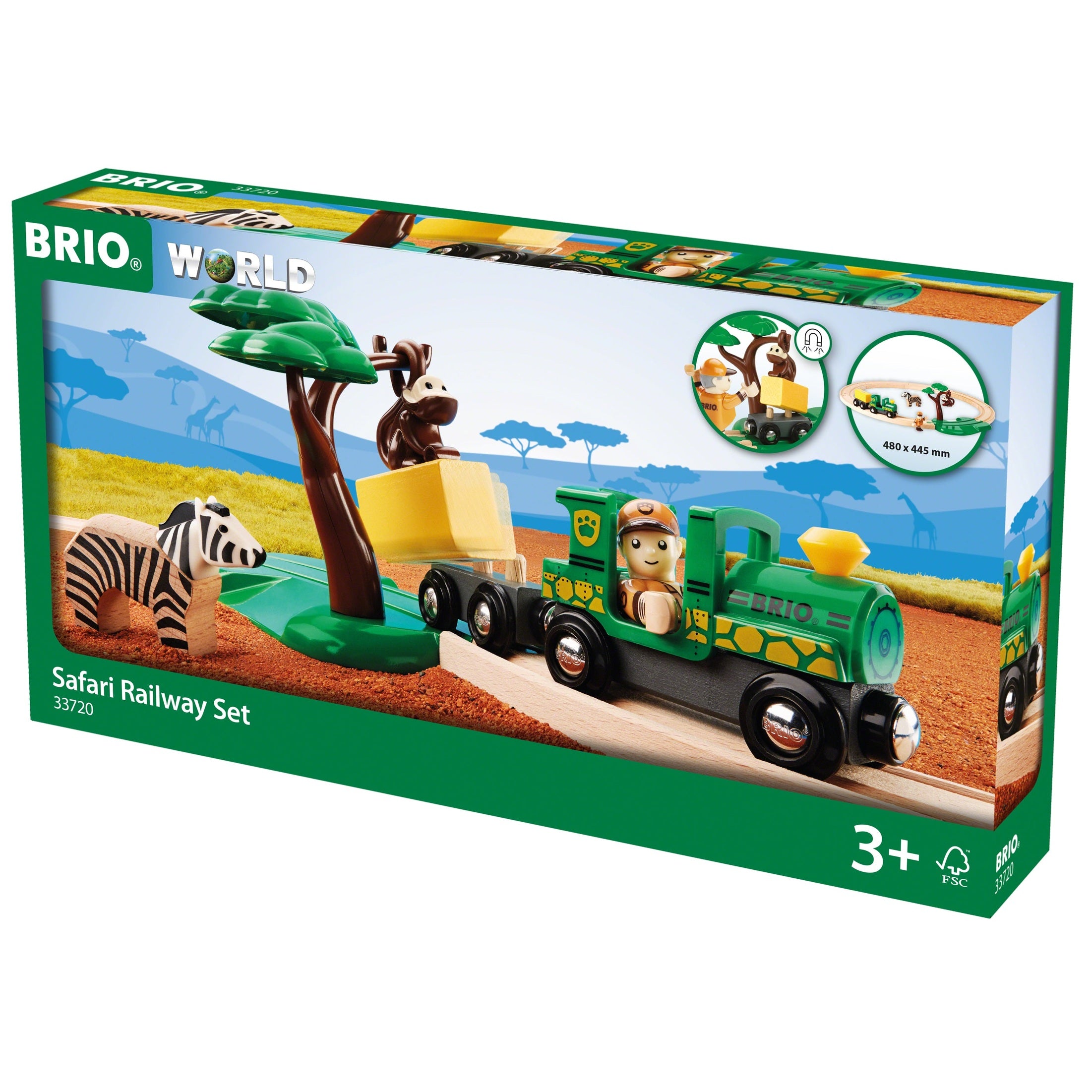 Brio Safari Railway Set