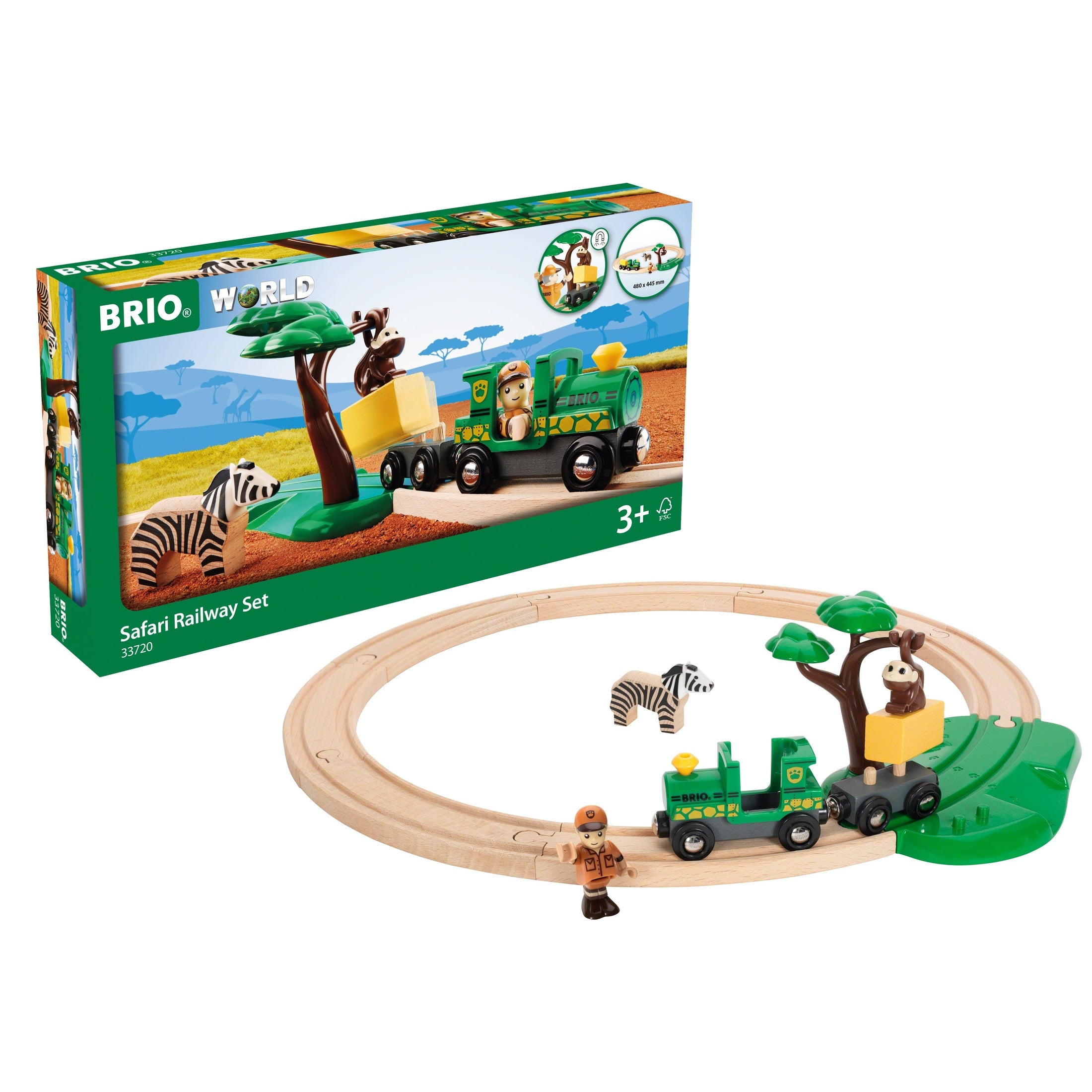 Brio Safari Railway Set