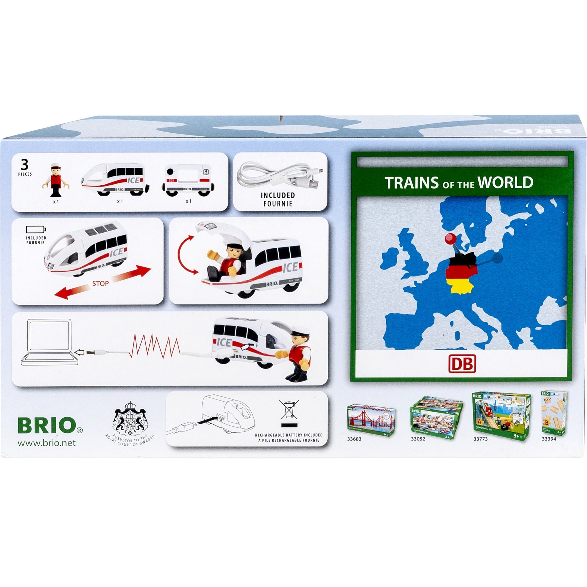 Brio Trains of the World - ICE Rechargeable Trains