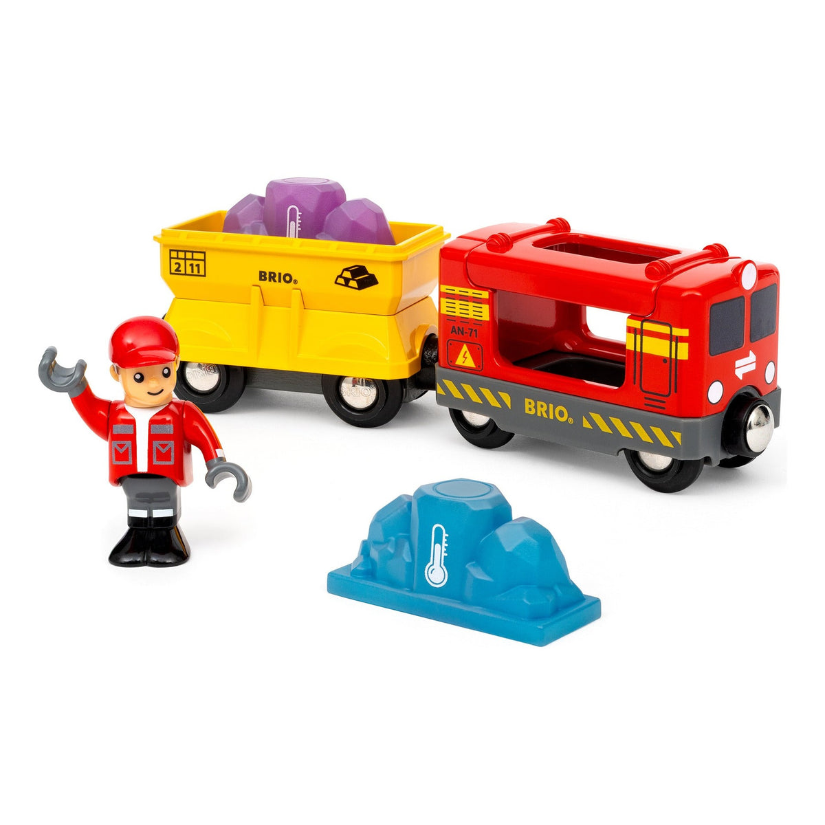 BRIO World Gemstone Cargo Train with Colour-Changing Gemstones