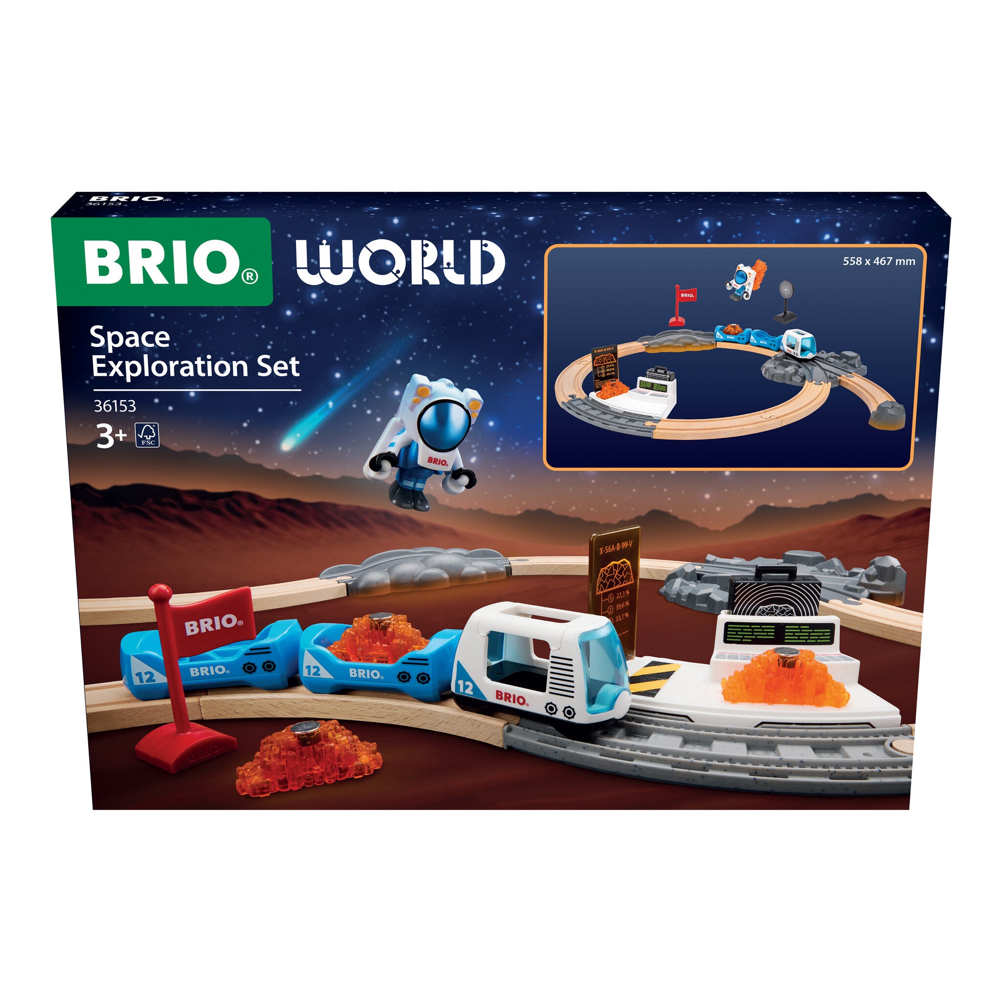BRIO World Space Exploration Set – 23 Pieces