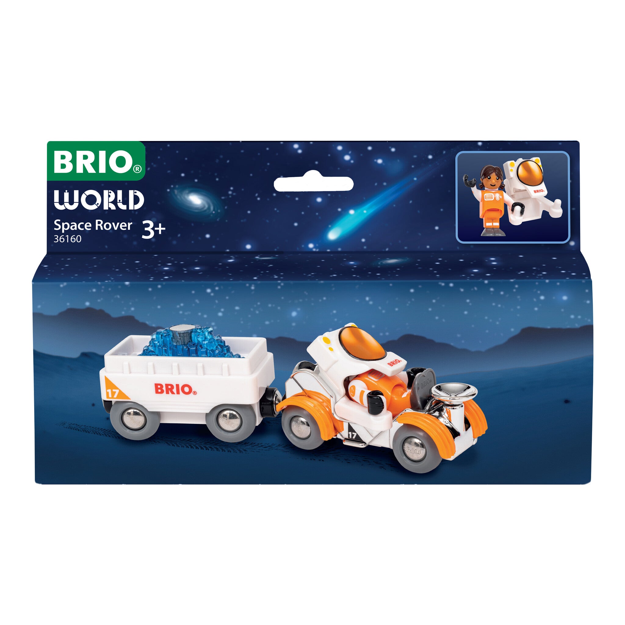 BRIO World Space Rover 5-Piece Vehicle and Cargo Playset