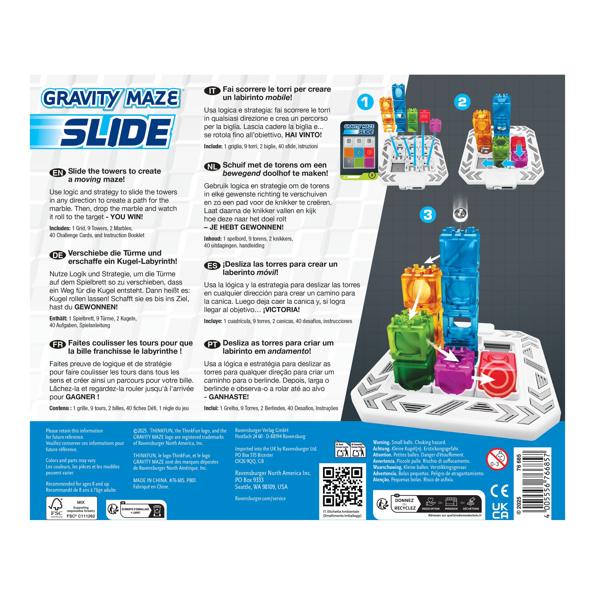ThinkFun Gravity Maze Slide Logic Game