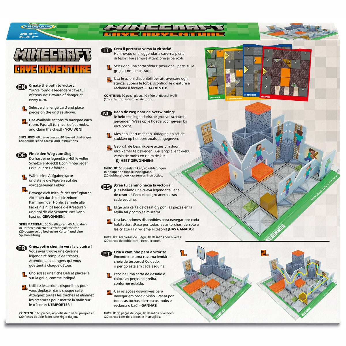 ThinkFun Minecraft Cave Adventure Logic Game