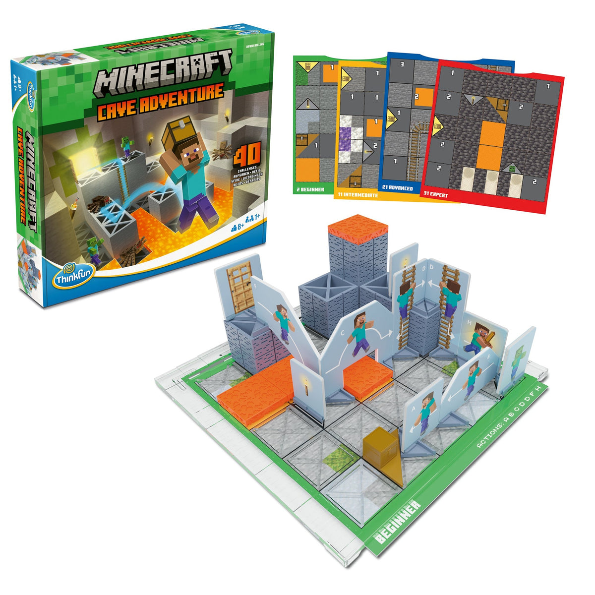 ThinkFun Minecraft Cave Adventure Logic Game