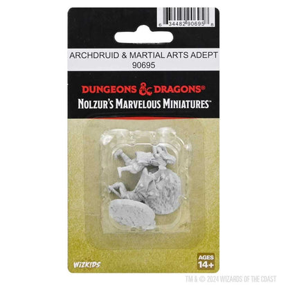 D&D Nolzur's Marvelous Unpainted Miniatures: Archdruid & Martial Arts Adept