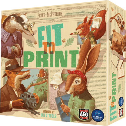 Fit to Print Board Game