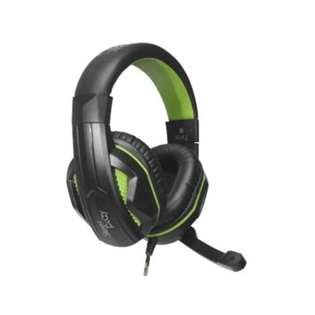 Steelplay HP45 Wired Gaming Headset - Black/Green