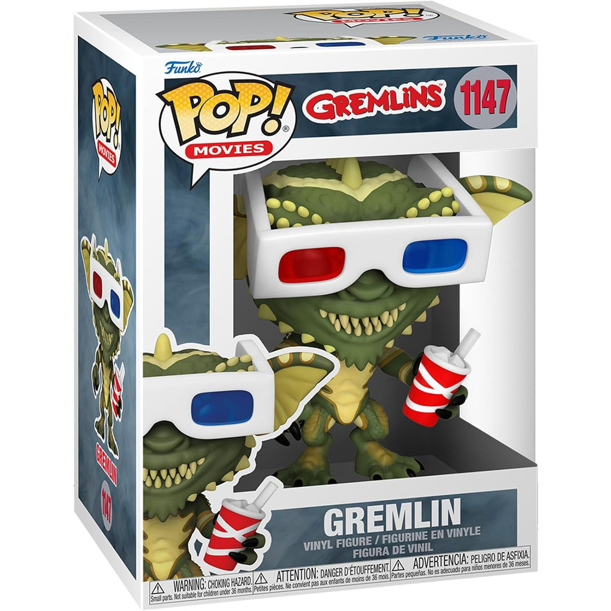 Funko Pop! Vinyl Movies Gremlins Gremlin with 3D Glasses #1147 Vinyl Figure #1147