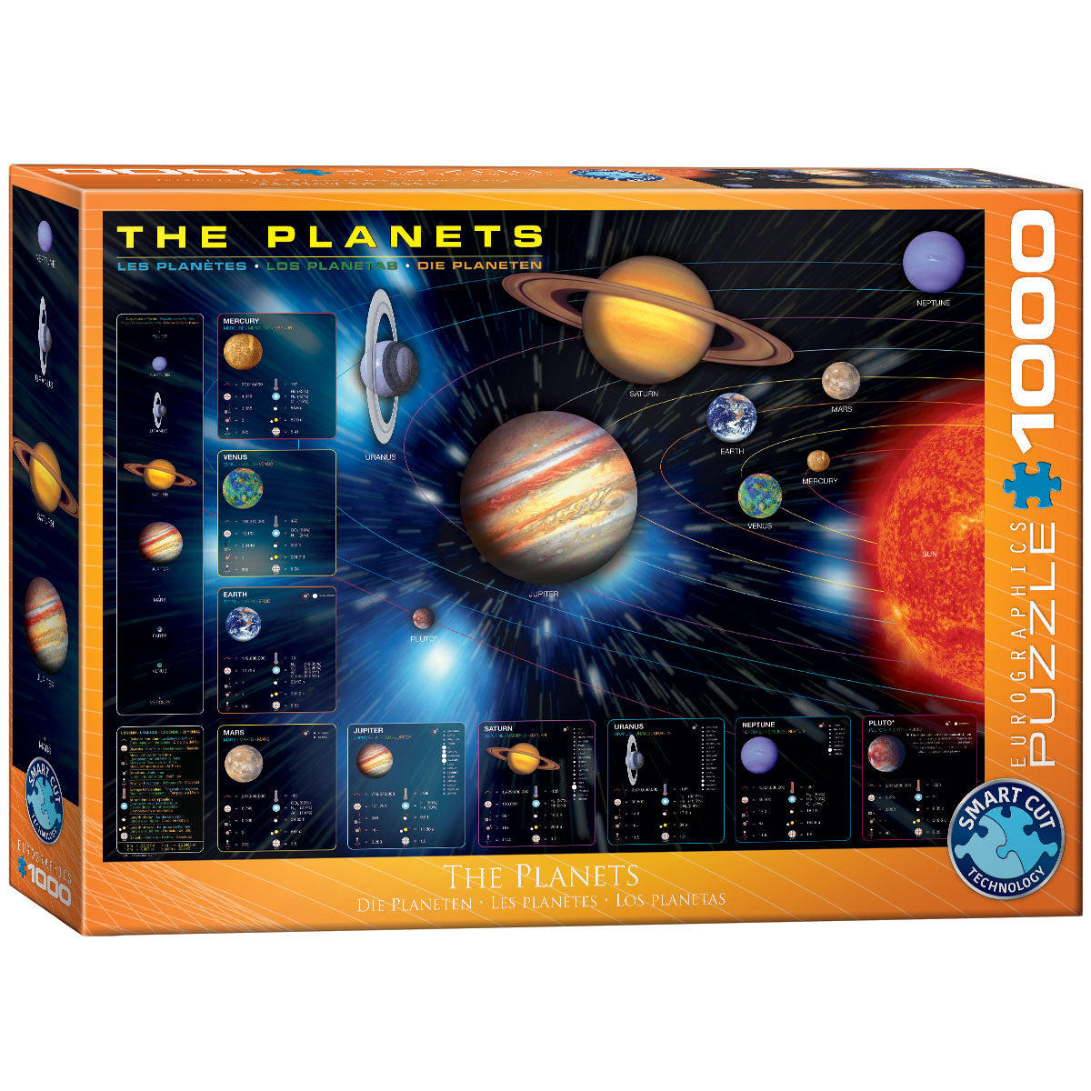 Eurographics The Planets 1000 Piece Smart Cut Jigsaw Puzzle 628136610094