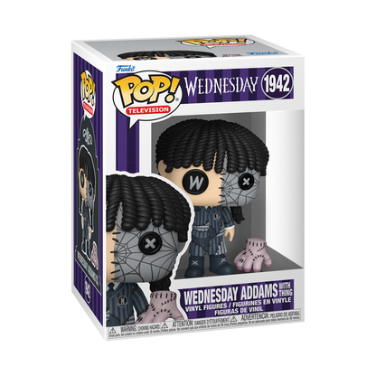 Funko Pop! Vinyl Wednesday Addams (Patchwork) with Thing #1942