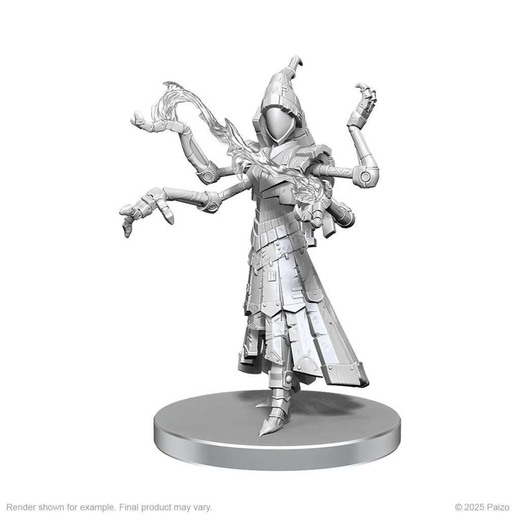 Pathfinder Battles Deep Cuts Unpainted Miniatures: Clockwork Mage