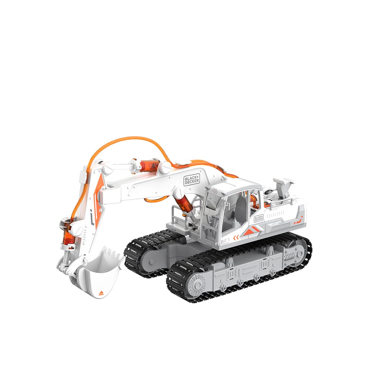 Black+Decker Constructor Tech Hydraulic Power Excavator Construction Set