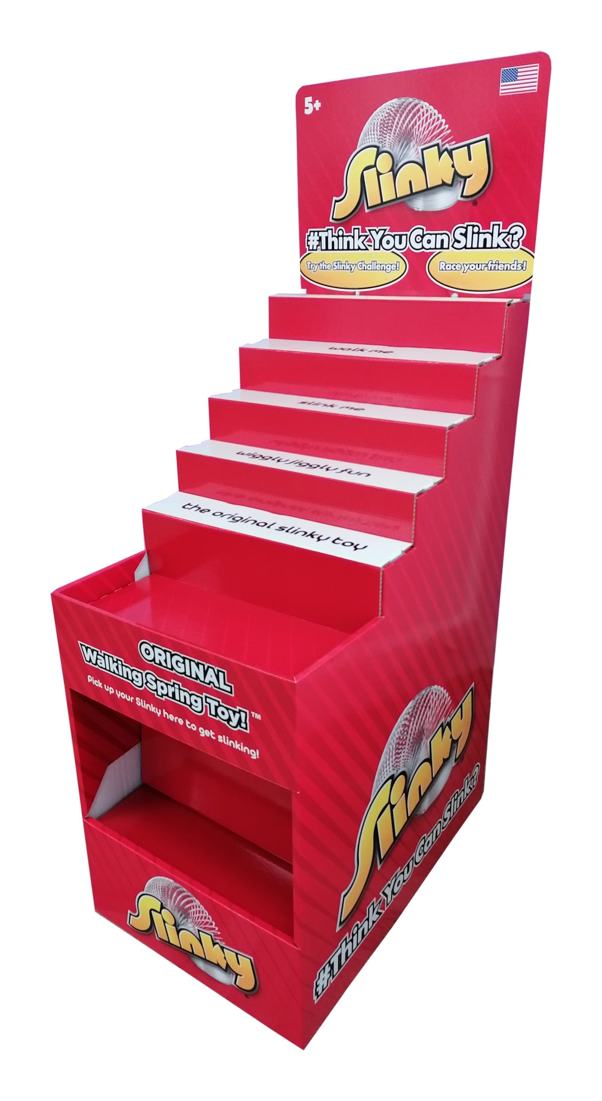 Slinky Stairs Empty Floor Display Unit