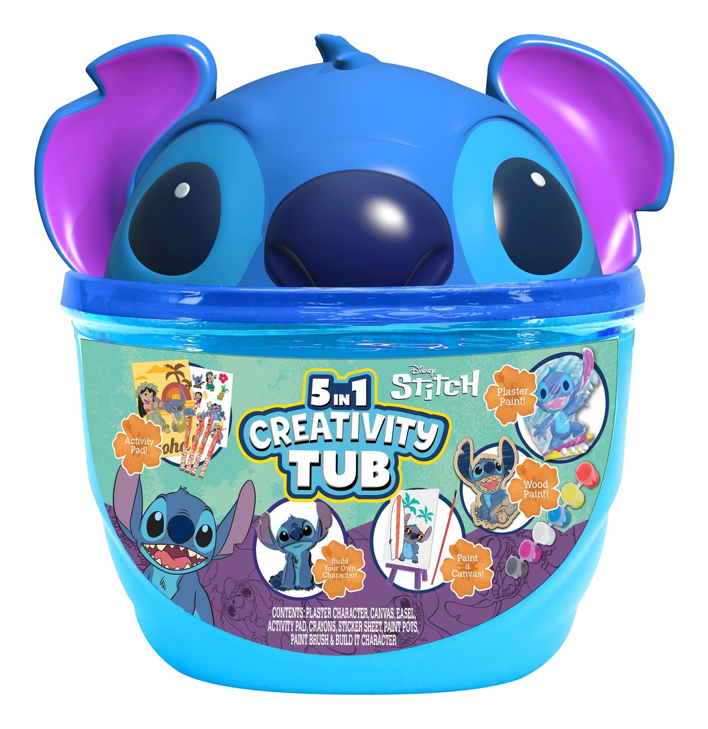 Disney Stitch 5-in-1 Creativity Tub Craft Activity Set