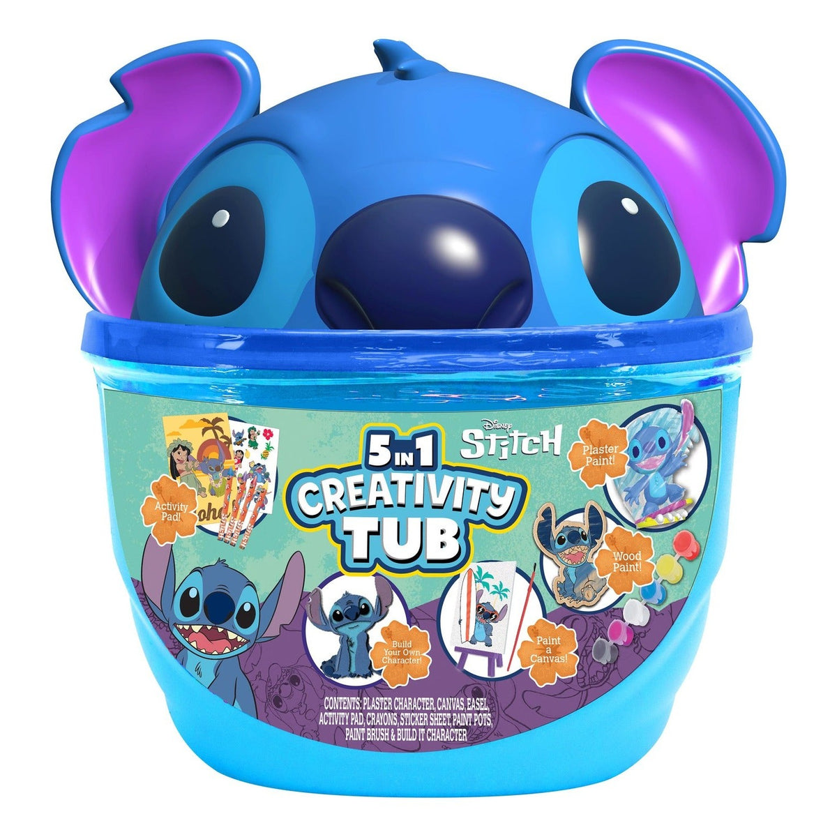 Disney Stitch 5-in-1 Creativity Tub Craft Activity Set