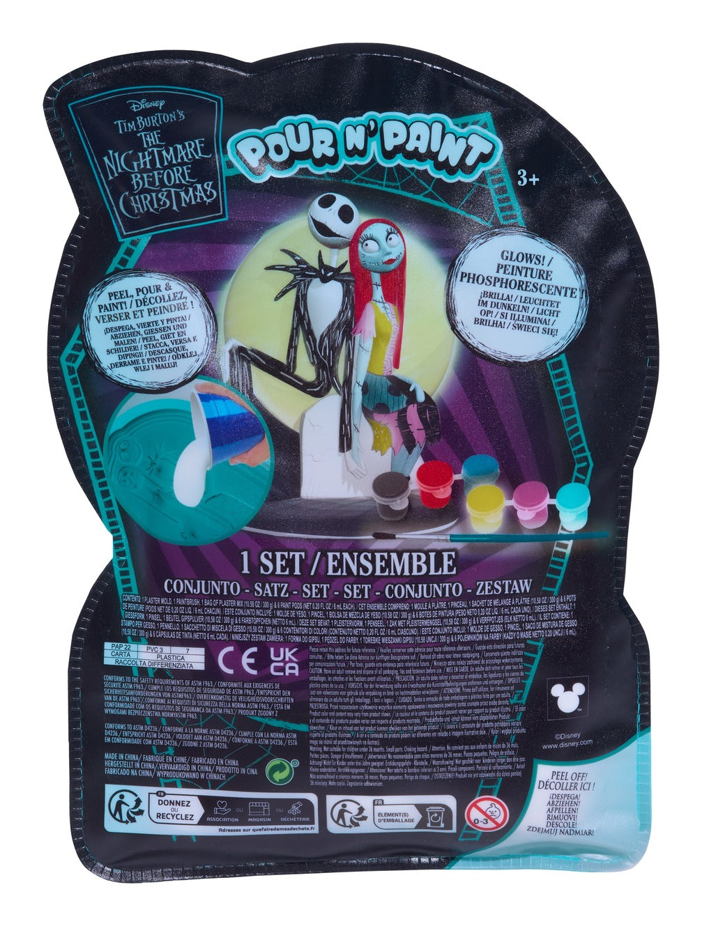 Disney The Nightmare Before Christmas Pour 'N' Paint Plaster Craft Kit