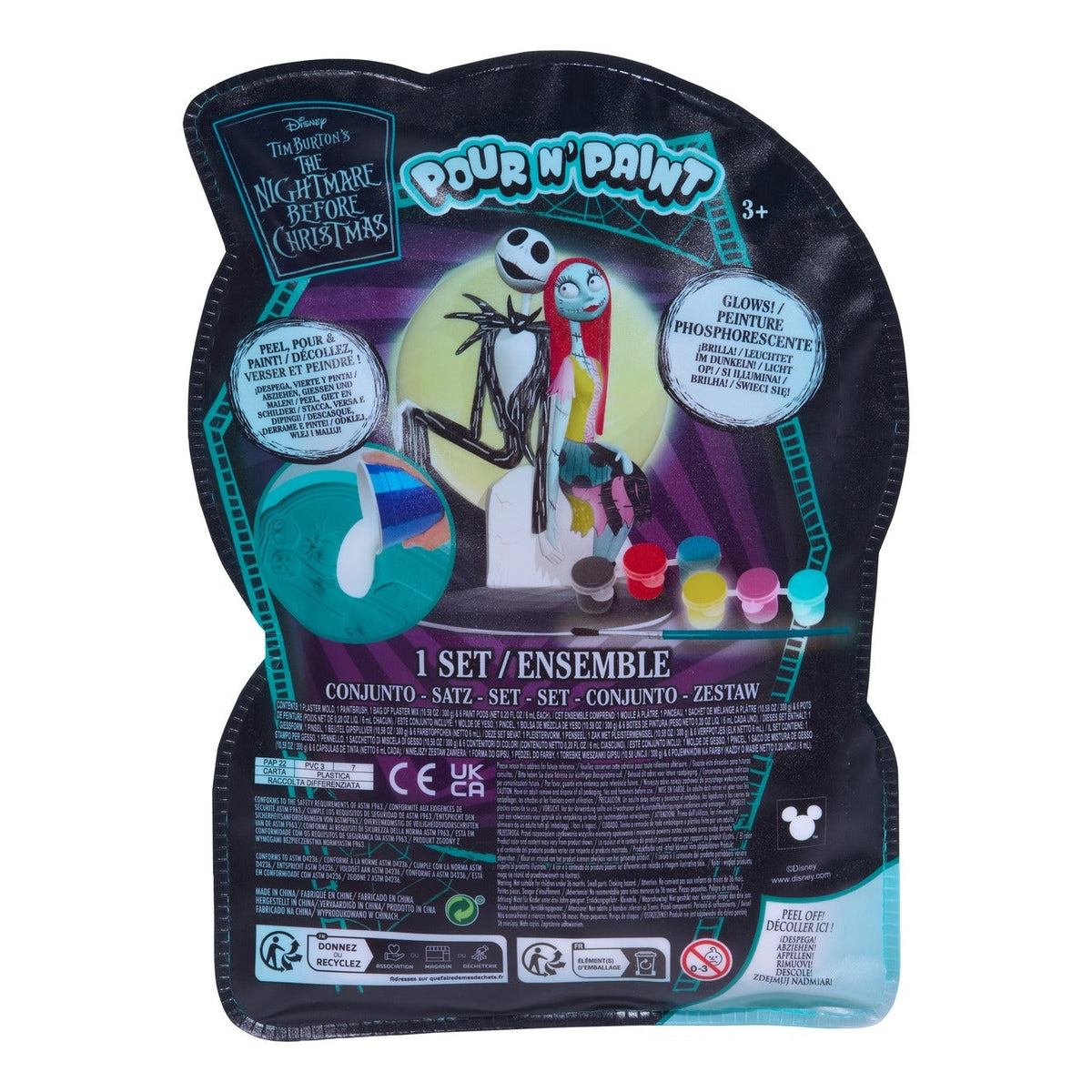Disney The Nightmare Before Christmas Pour 'N' Paint Plaster Craft Kit