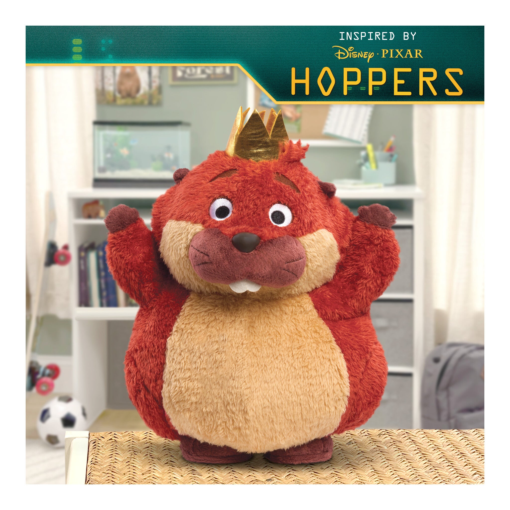 Disney Pixar Hoppers Workin' Out King George Feature Plush