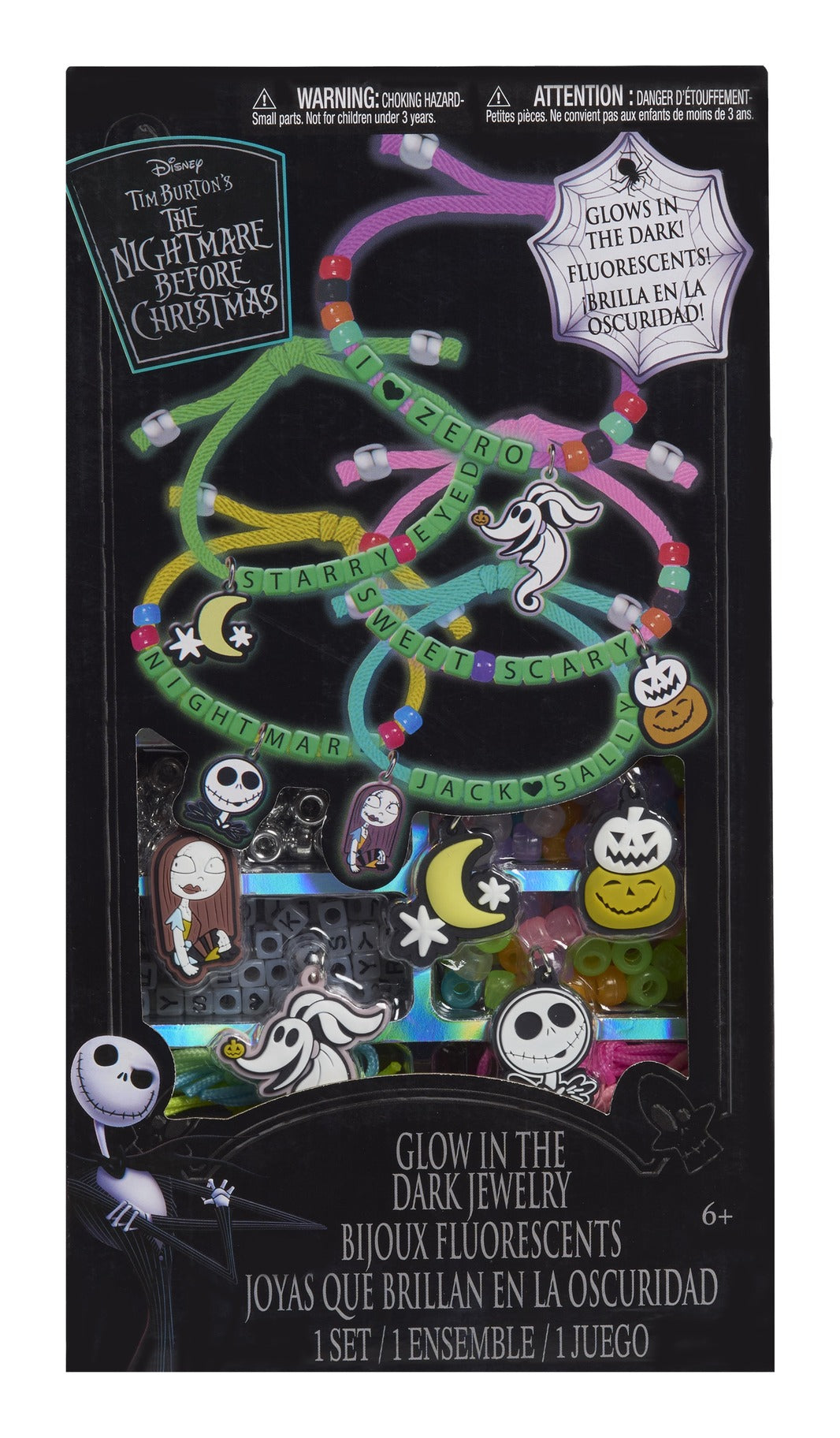 Disney The Nightmare Before Christmas Glow-in-the-Dark Jewellery Craft Set