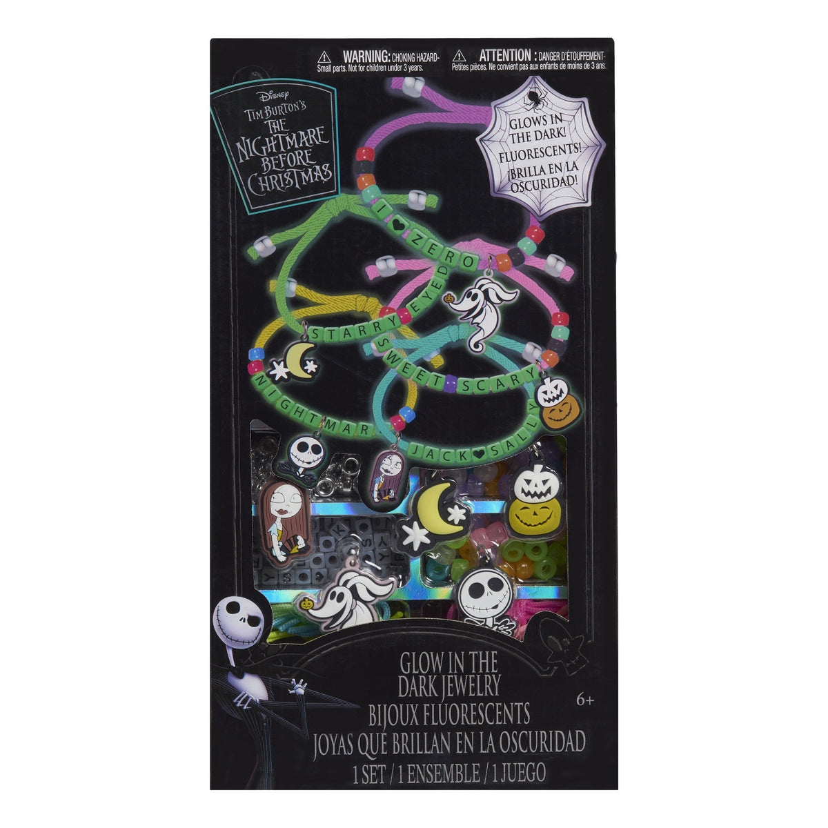 Disney The Nightmare Before Christmas Glow-in-the-Dark Jewellery Craft Set