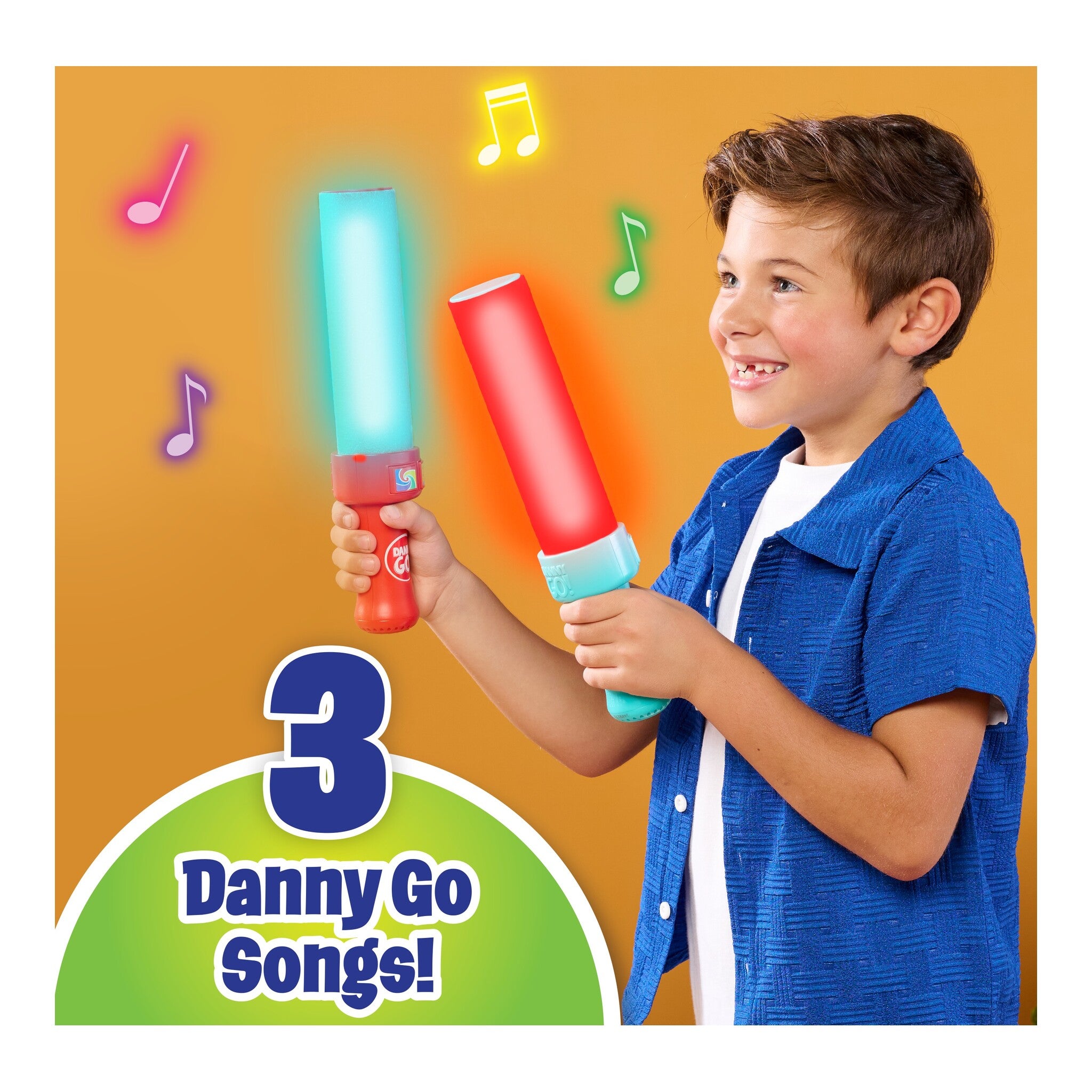 Danny Go! Colour Beat Light-Up Drumsticks