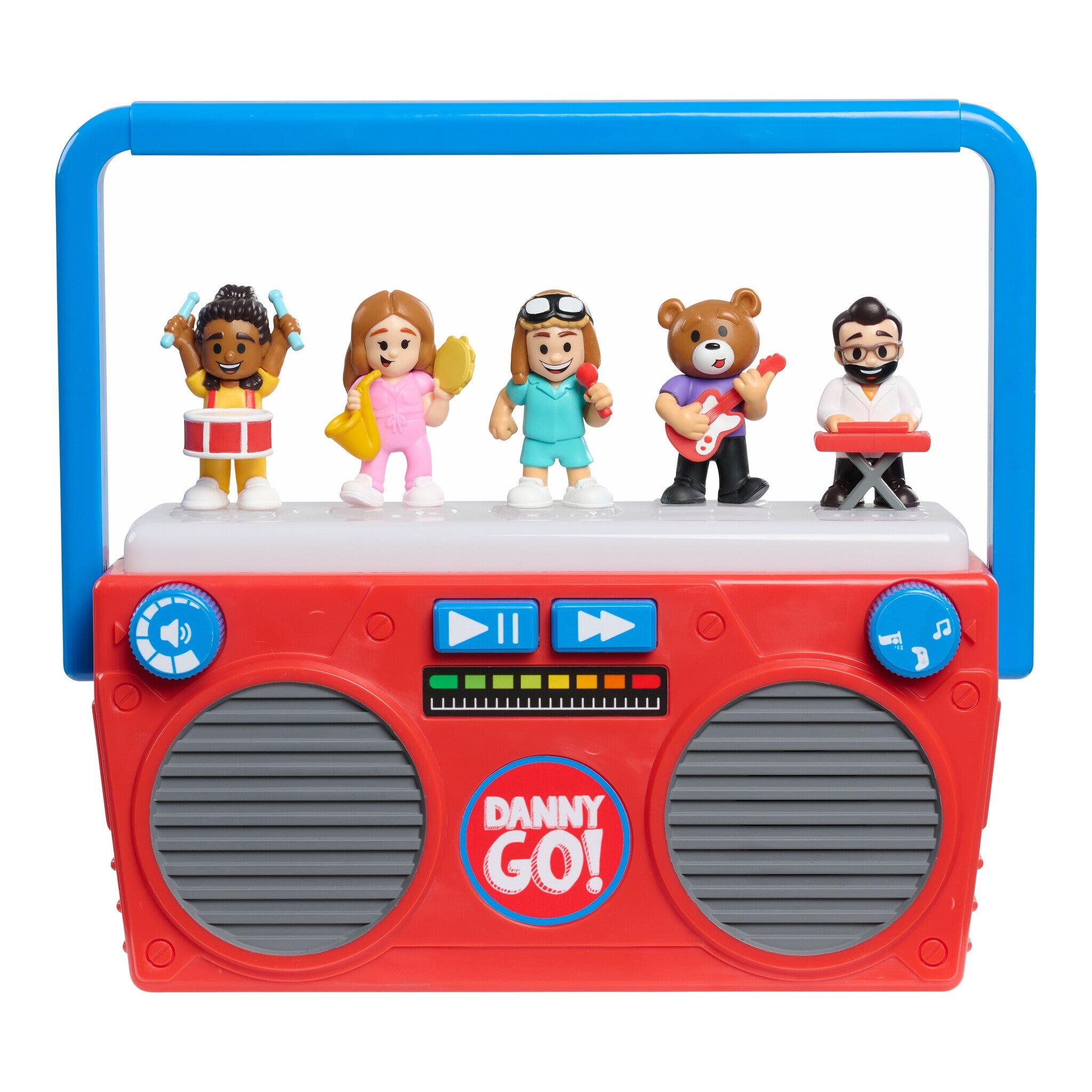 Danny Go! Music Mix-Up Boombox with Lights, Sounds & 5 Figures