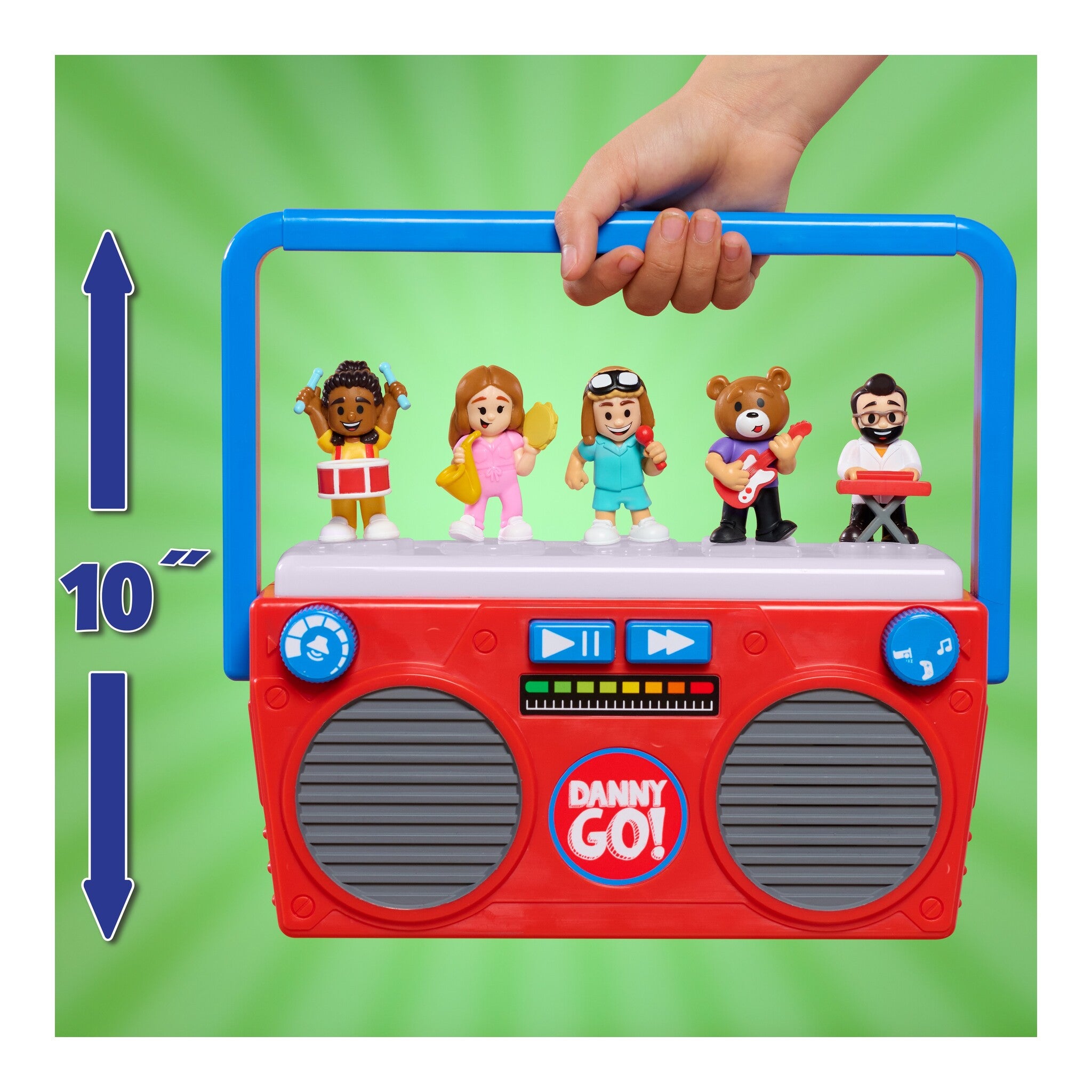 Danny Go! Music Mix-Up Boombox with Lights, Sounds & 5 Figures