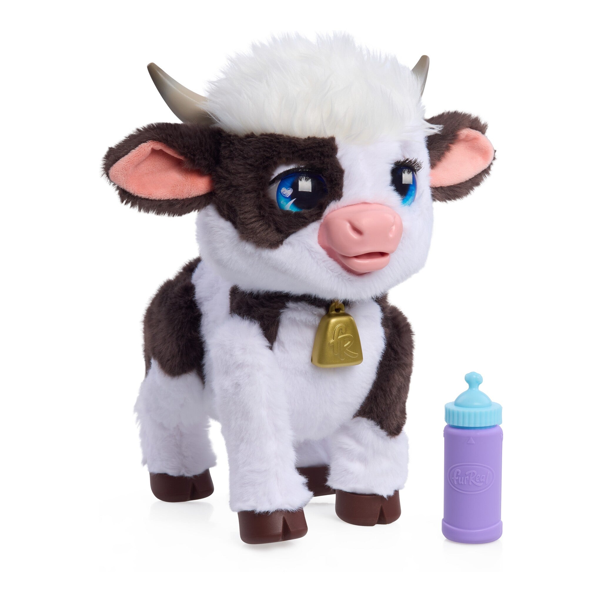 FurReal Riley the Feed & Follow Cow Interactive Plush Toy