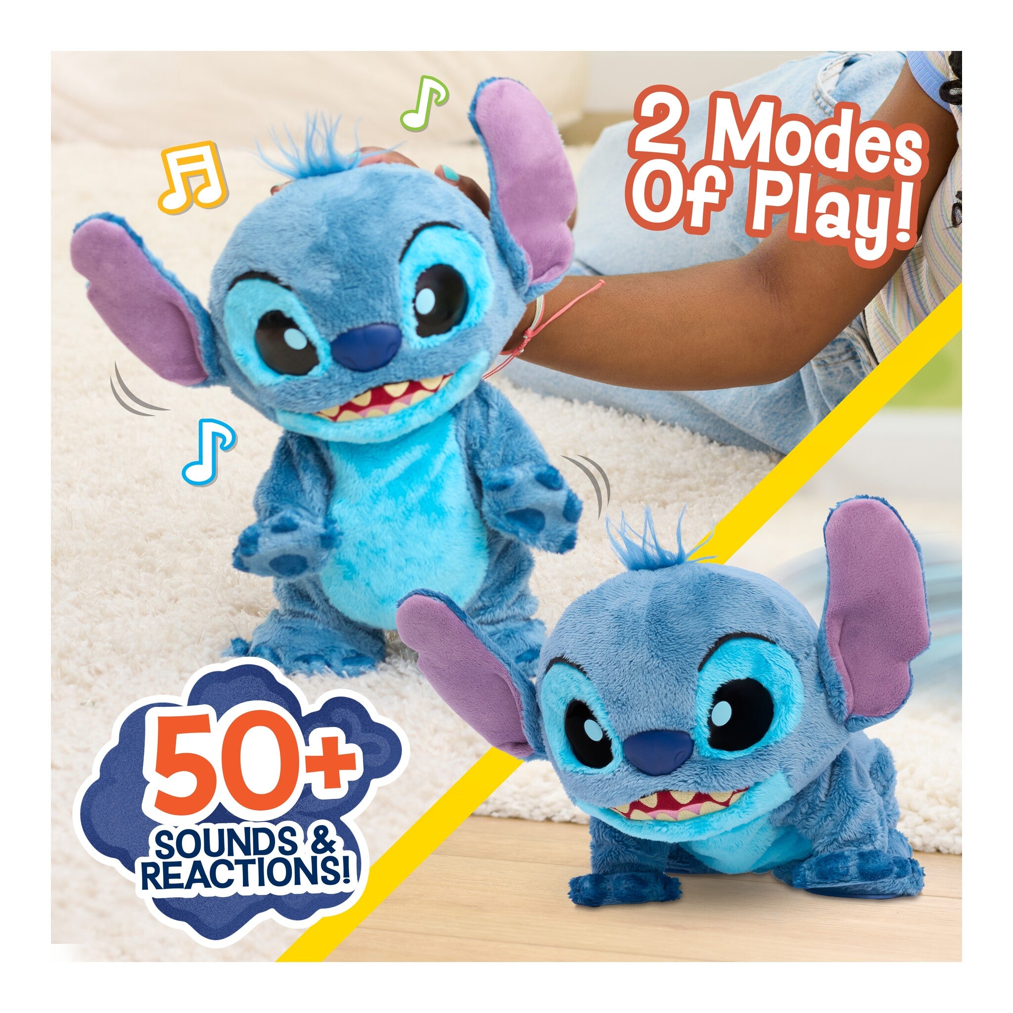 Disney Stitch Double Trouble Interactive Feature Plush