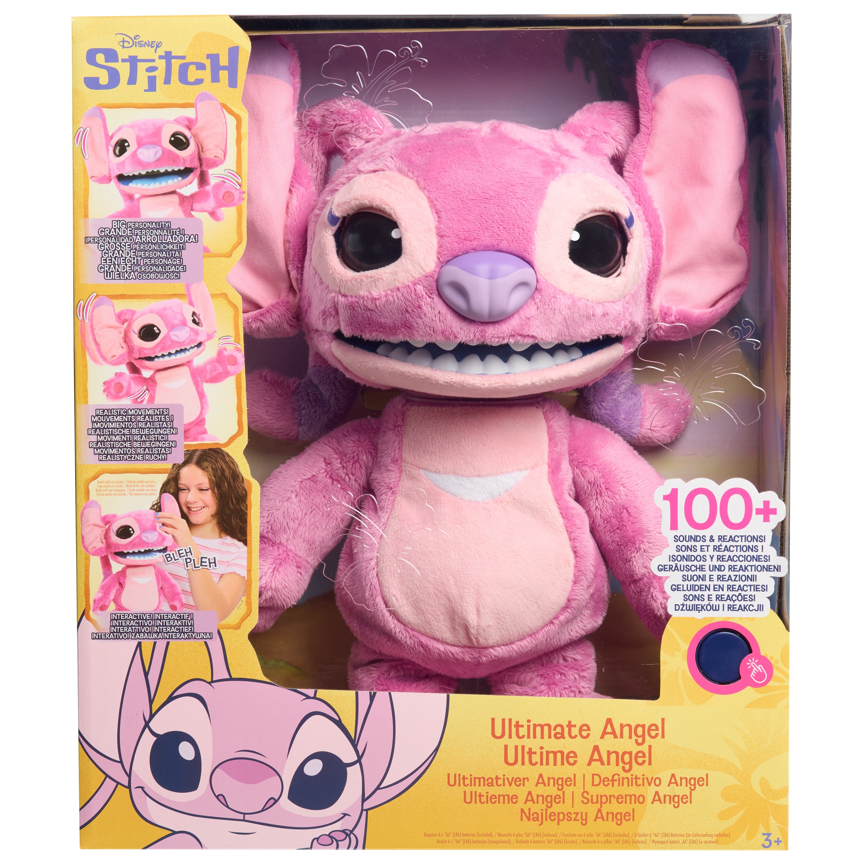 Disney Stitch Ultimate Angel Interactive Feature Plush