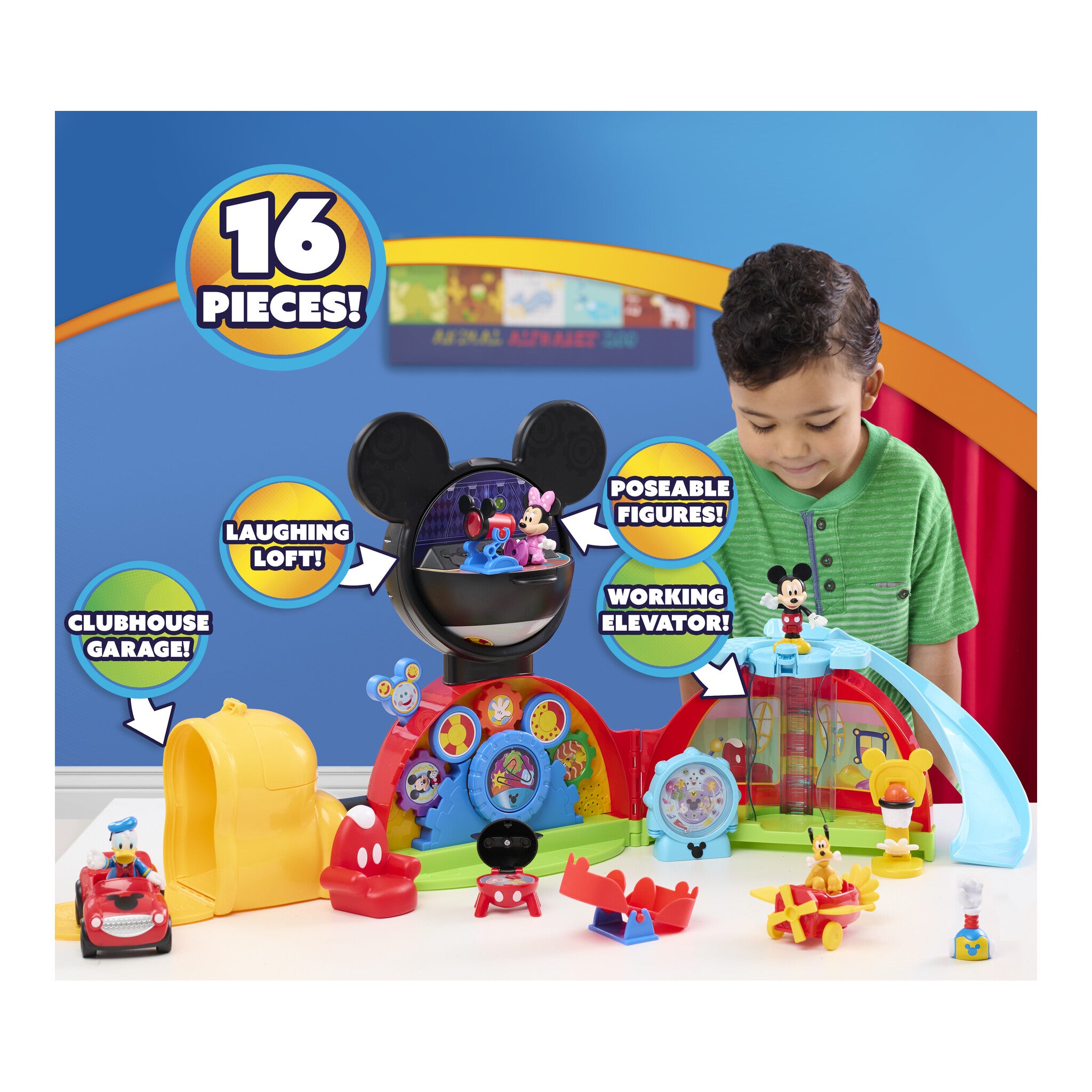 Disney Jr. Mickey Mouse Deluxe Clubhouse Playset