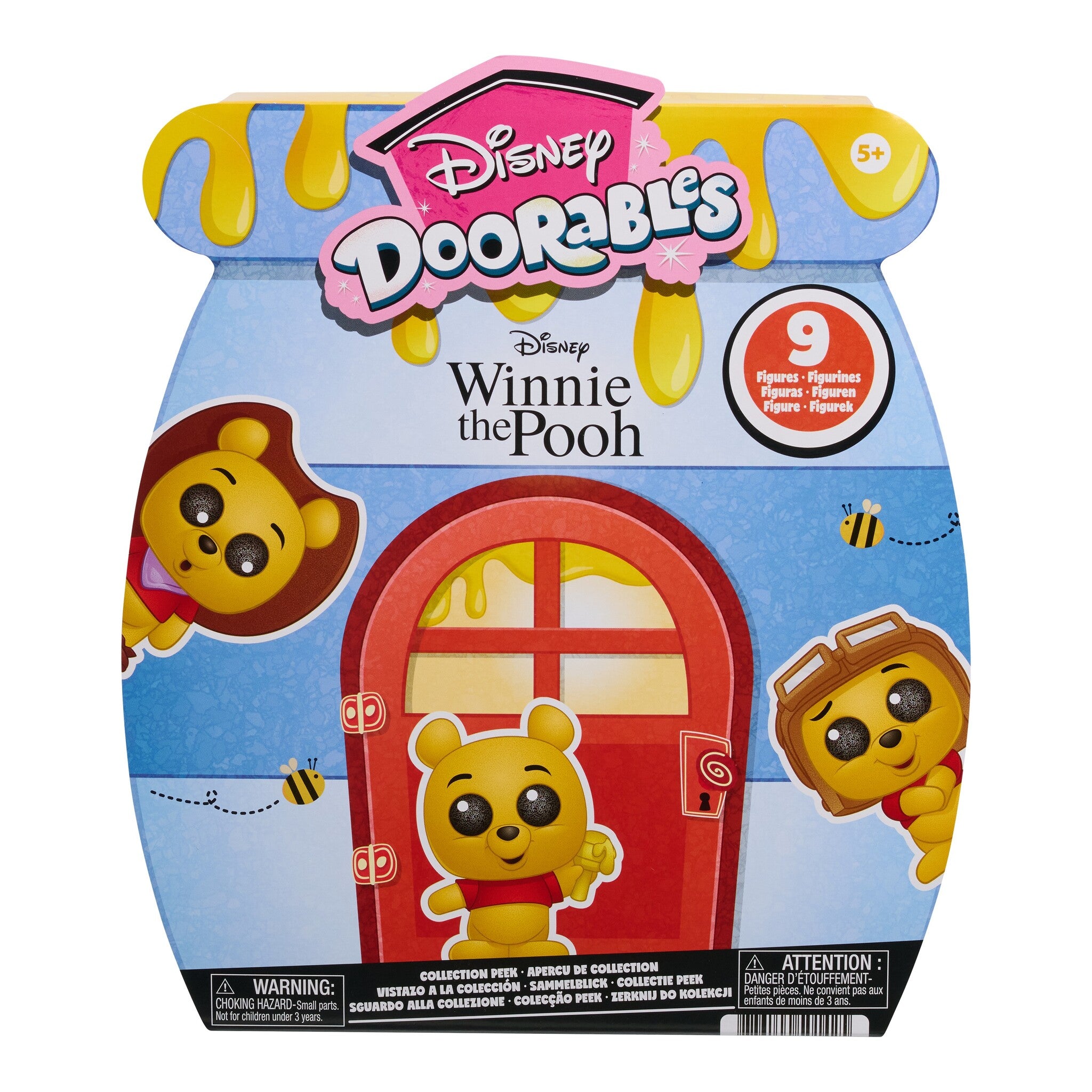 Disney Doorables Winnie the Pooh Collector Pack – 9 Flocked Figures